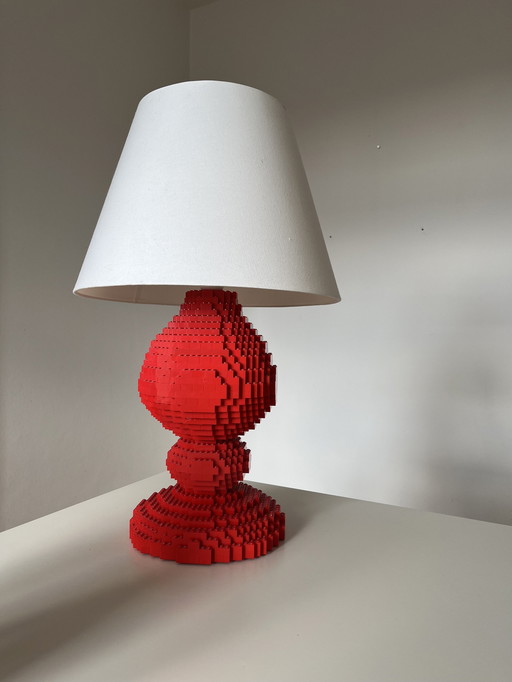 Original Lego lamp, Large, Handmade, Denmark