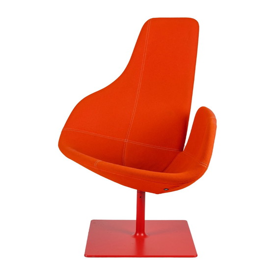 Image 1 of Red Fjord Chair By Patricia Urquiola For Moroso