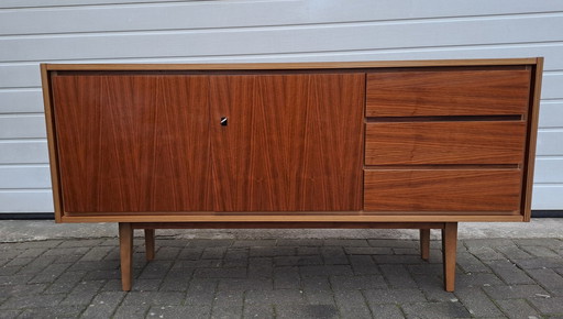 Mid - Century sideboard walnut Danish Design 60s