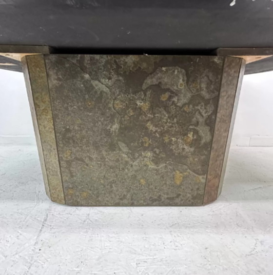 Image 1 of Brutalist coffee table natural stone , 1970’s