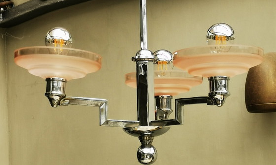 Image 1 of Bauhaus Chandelier 30'S