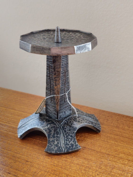 Image 1 of Vintage Robust Brutalist Candlestick Candle holder Japan