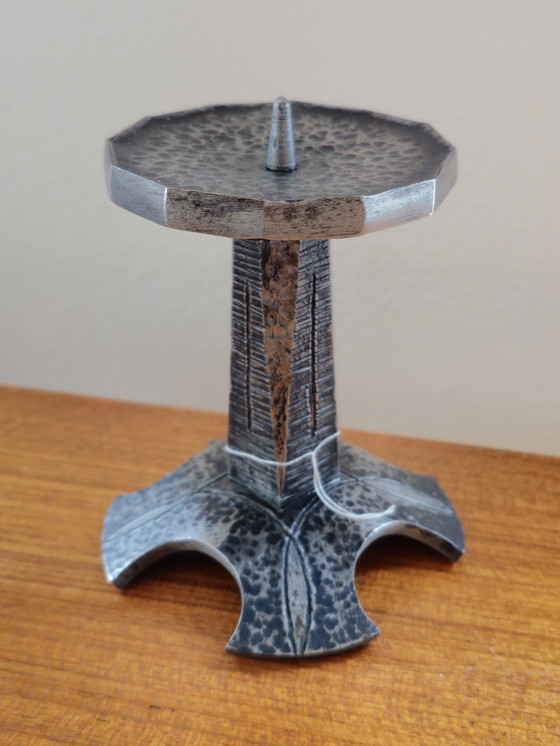 Image 1 of Vintage Robust Brutalist Candlestick Candle holder Japan
