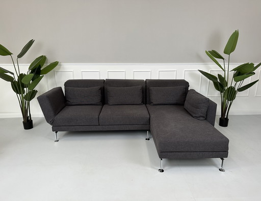 Brühl Moule corner sofa fabric sofa couch sleeping function