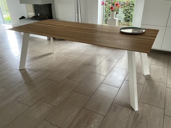 Image 1 of Montel Livorno Light Oak Dining Table