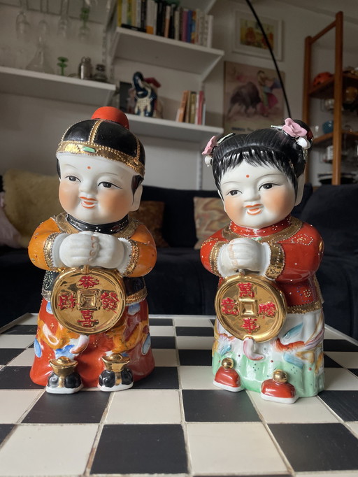 Antique Chinese Porcelain figurines 20th century