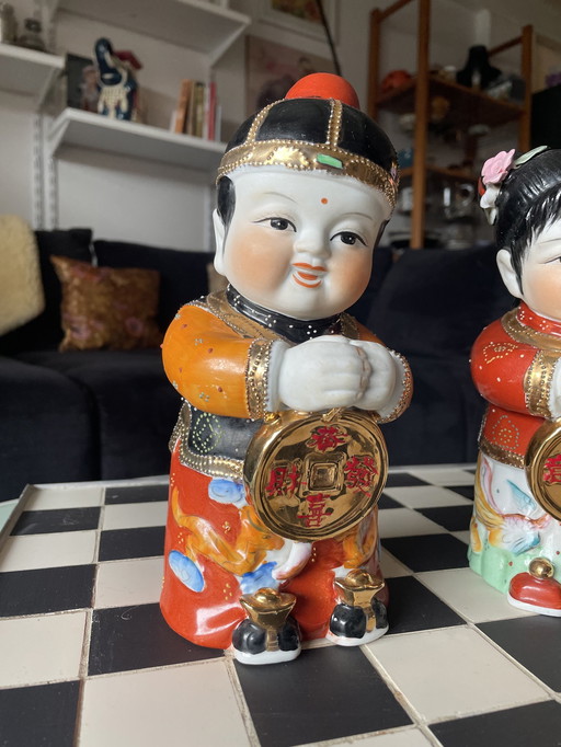 Antique Chinese Porcelain figurines 20th century