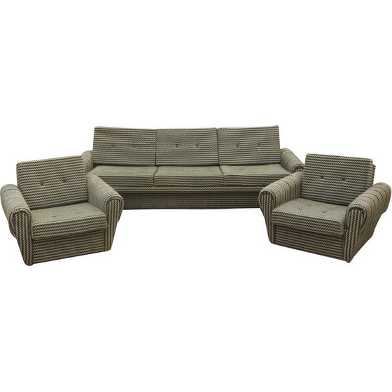 Image 1 of Vintage Eastern bloc living room set, Czechoslovakia 1980s