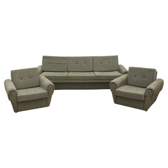 Image 1 of Vintage Eastern bloc living room set, Czechoslovakia 1980s