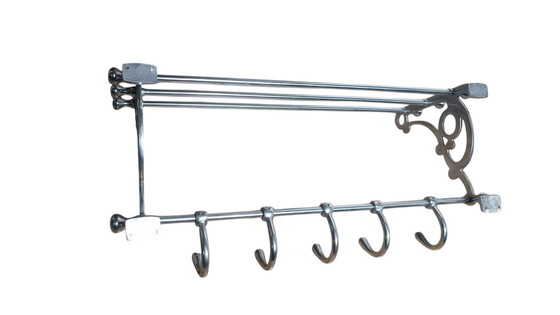 Image 1 of Coat Rack Chrome