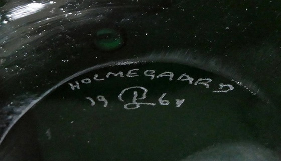 Image 1 of Signed vase by Per Lütken for Holmegaard, Denmark 1964