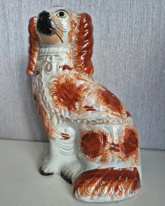 Image 1 of Antique Porcelain "Whore Dog"