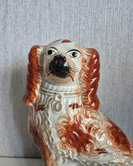 Image 1 of Antique Porcelain "Whore Dog"