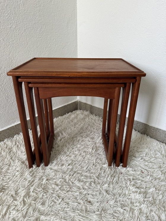 Image 1 of Scandinavian Nesting Tables 60s