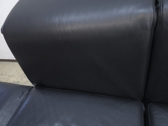 Image 1 of Sofá Brühl Moule, sofá de diseño negro, sofá de cuero, sofá funcional