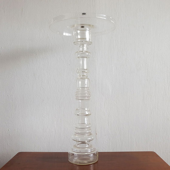 Image 1 of Oiva Toika for Nuutajärvi glass Lighthouse candle stick XXL