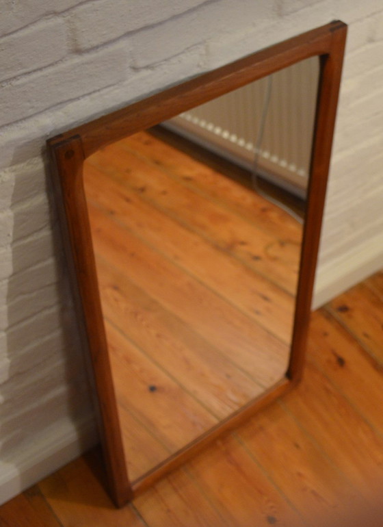 Image 1 of Teak mirror by Aksel Kjersgaard