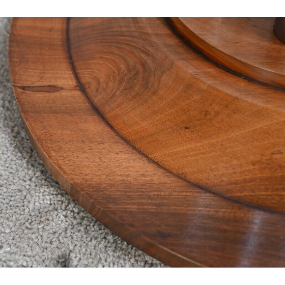 Image 1 of Vintage stand in walnut and chromed metal, 1930