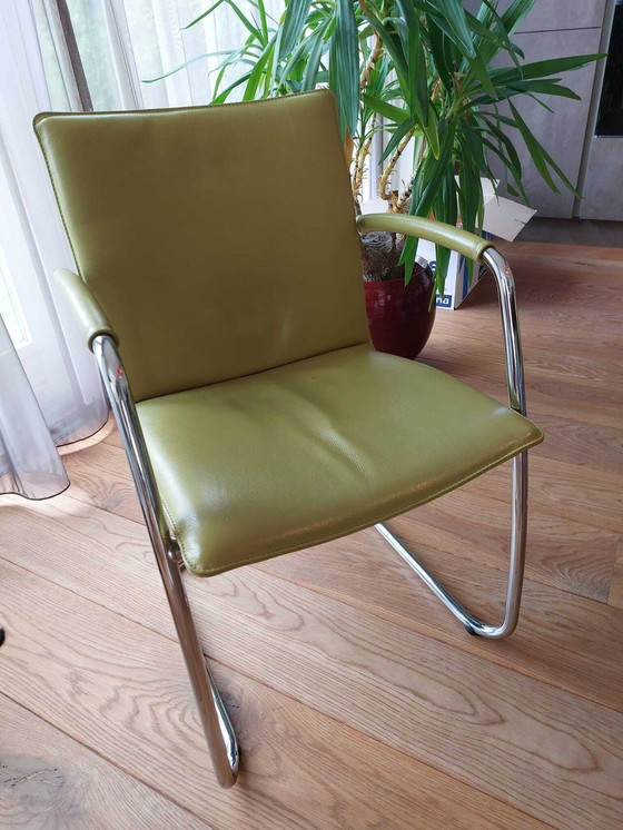 Image 1 of 6x Leolux Freyr chairs