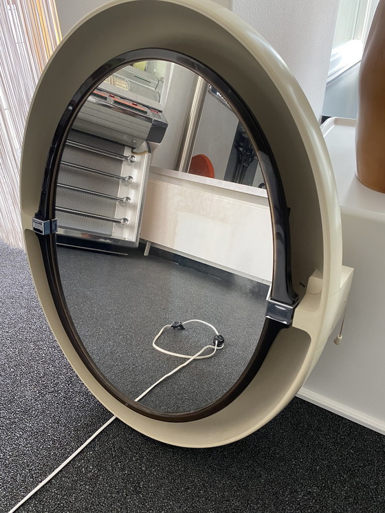 Image 1 of Miroir ovale vintage allibert
