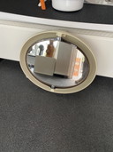 Miroir ovale vintage allibert