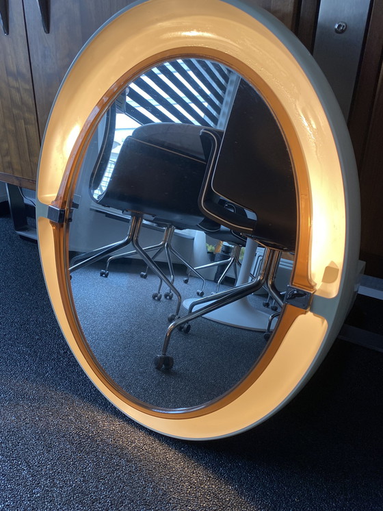 Image 1 of Miroir ovale vintage allibert