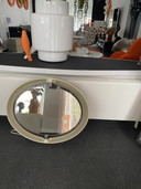 Miroir ovale vintage allibert