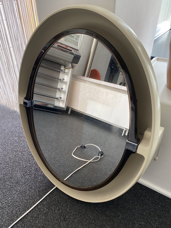 Image 1 of Vintage allibert oval mirror