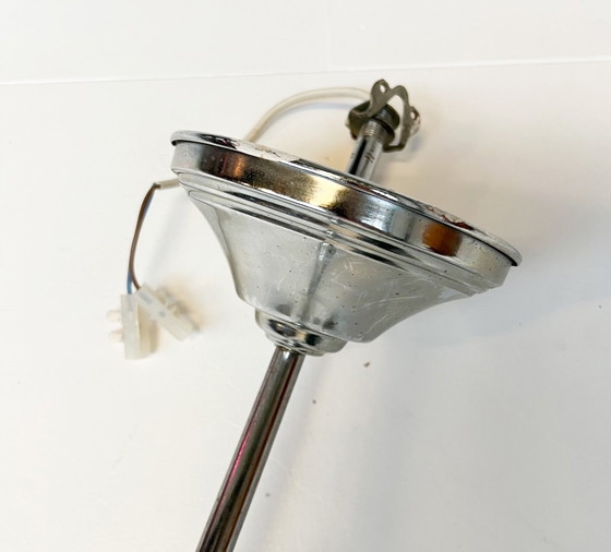 Image 1 of Opal Glass Art Deco Ceiling Lamp From The 1960'S