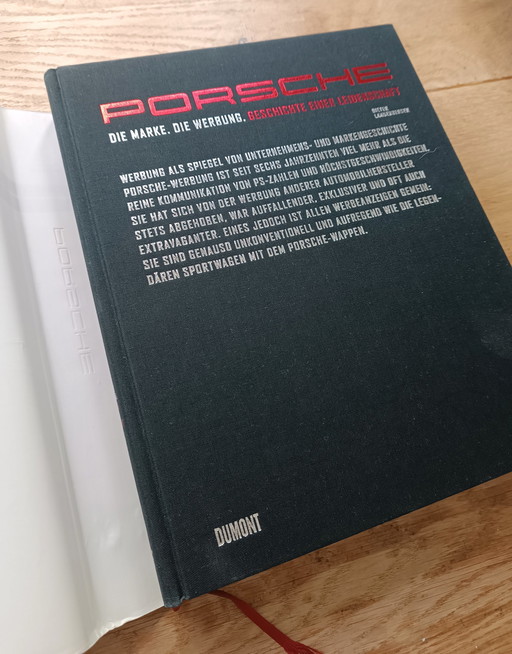 Porsche Die marke Die werbung boek, duits taal