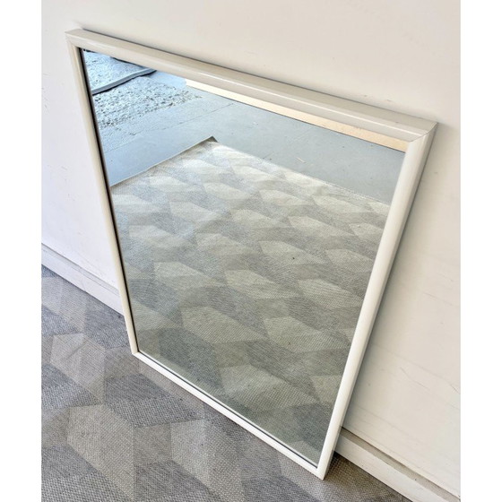 Image 1 of Vintage wooden frame wall mirror, 1980