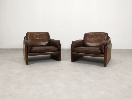 2x De Sede Ds61 Armchairs