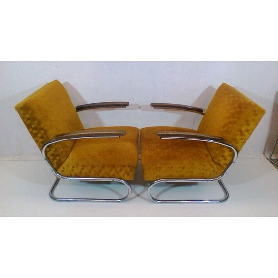 Image 1 of Pair of vintage armchairs by Jindřich Halabal, Czech