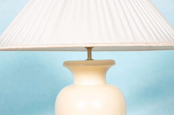 Image 1 of Lampadaire bohème 1970 lampe de table en céramique vintage