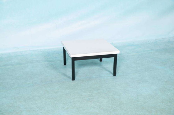 Image 1 of Table basse style Memphis 80s, table d'appoint noir et blanc