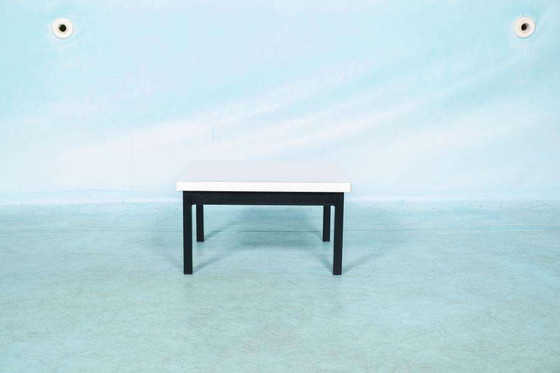 Image 1 of Table basse style Memphis 80s, table d'appoint noir et blanc