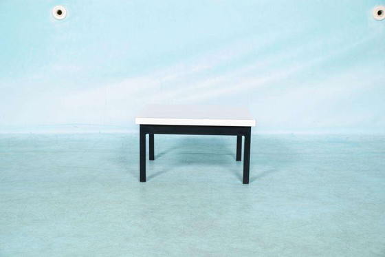 Image 1 of Table basse style Memphis 80s, table d'appoint noir et blanc