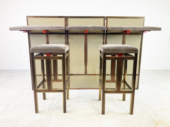 Image 1 of Belgo Chrom bar counter and stools