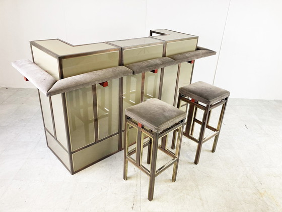 Image 1 of Belgo Chrom bar counter and stools