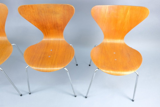 Image 1 of Mid-Century Teak Dining Chairs from Wilde+Spieth, Set of 4