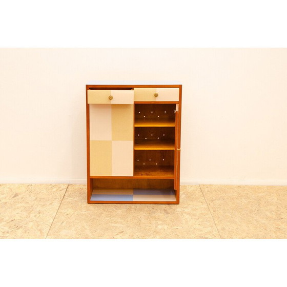 Image 1 of Vintage ash and beech kitchen cabinet, Czechoslovakia 1950