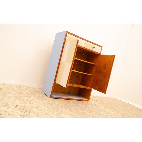 Image 1 of Vintage ash and beech kitchen cabinet, Czechoslovakia 1950