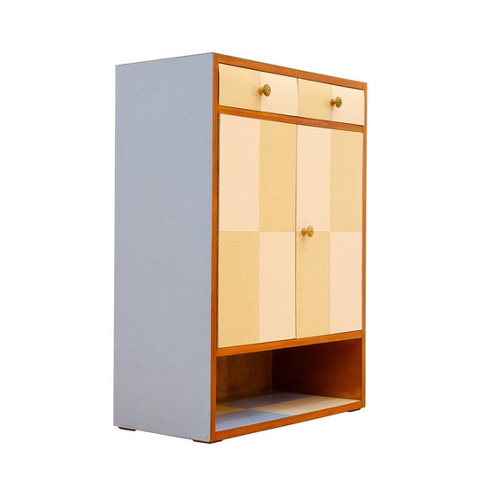 Image 1 of Vintage ash and beech kitchen cabinet, Czechoslovakia 1950