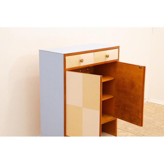 Image 1 of Vintage ash and beech kitchen cabinet, Czechoslovakia 1950
