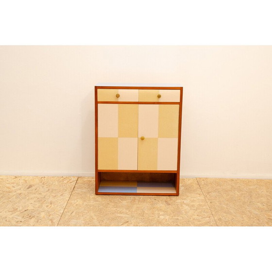 Image 1 of Vintage ash and beech kitchen cabinet, Czechoslovakia 1950