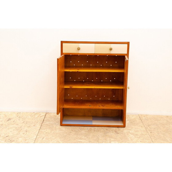 Image 1 of Vintage ash and beech kitchen cabinet, Czechoslovakia 1950