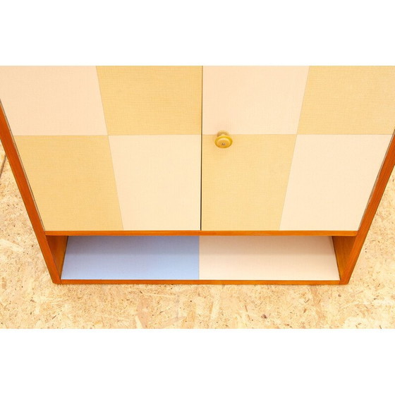 Image 1 of Vintage ash and beech kitchen cabinet, Czechoslovakia 1950