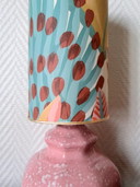 2 lampade vintage in ceramica