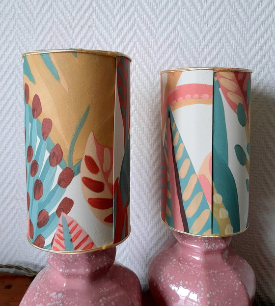 Image 1 of 2 lampade vintage in ceramica