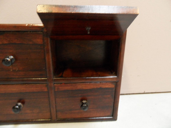 Image 1 of Mobiletto per valvole d&#39;epoca